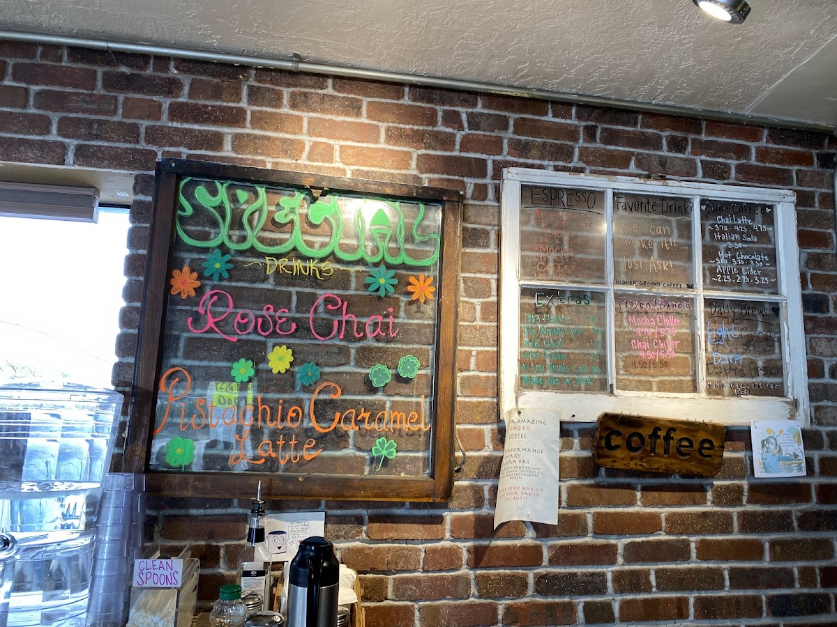 Higher Ground Coffee Menu - Image 4